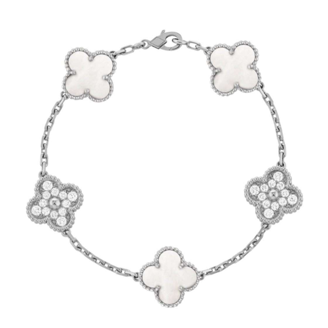 De KLAVER Armband | Diamant