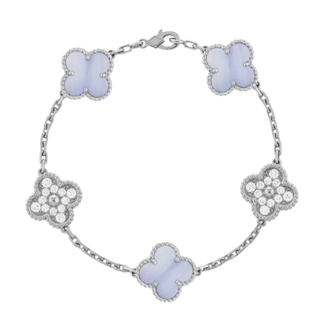 De KLAVER Armband | Diamant