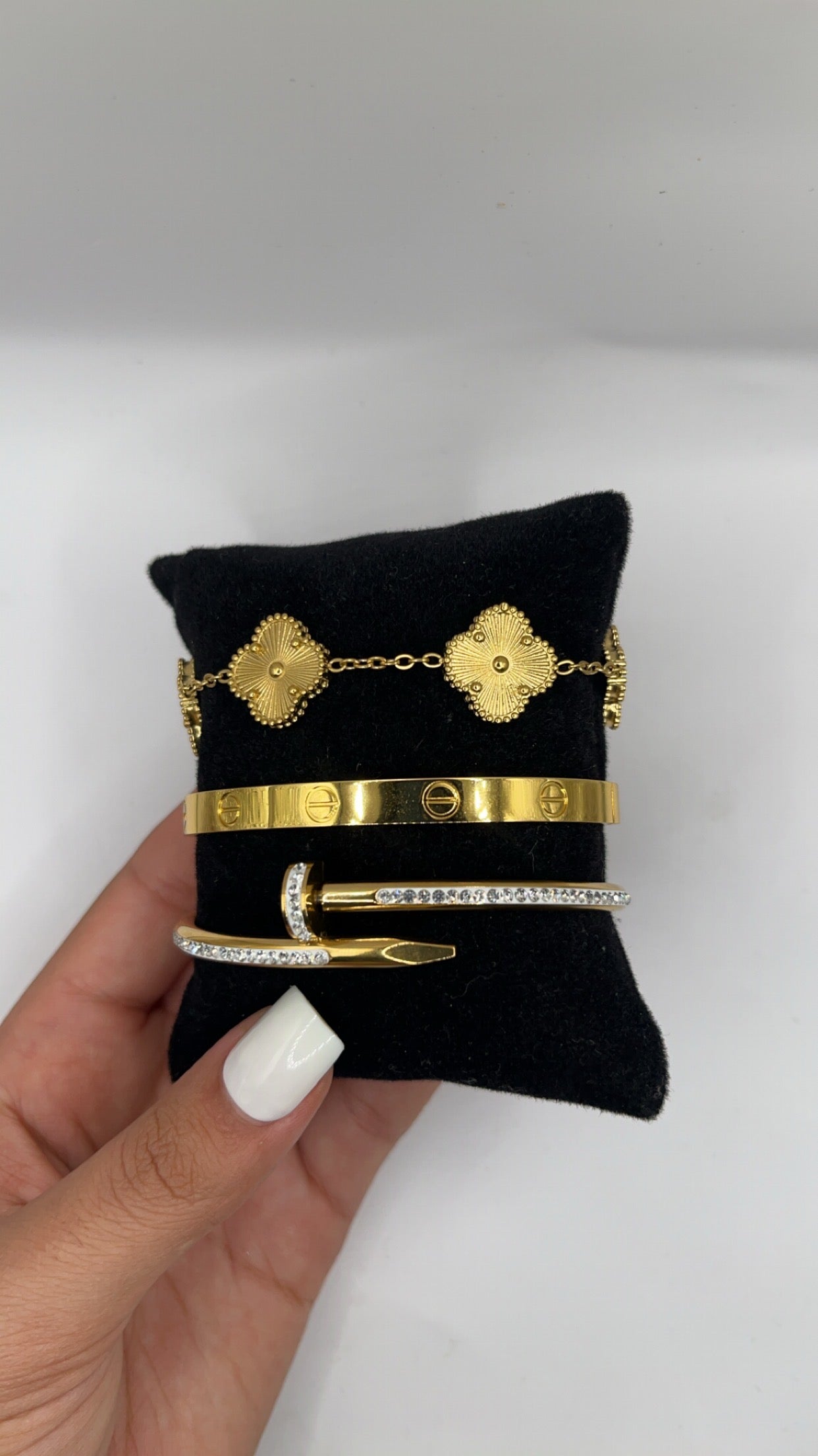 Aurora Armbandenset | 3-delig | 18K Verguld