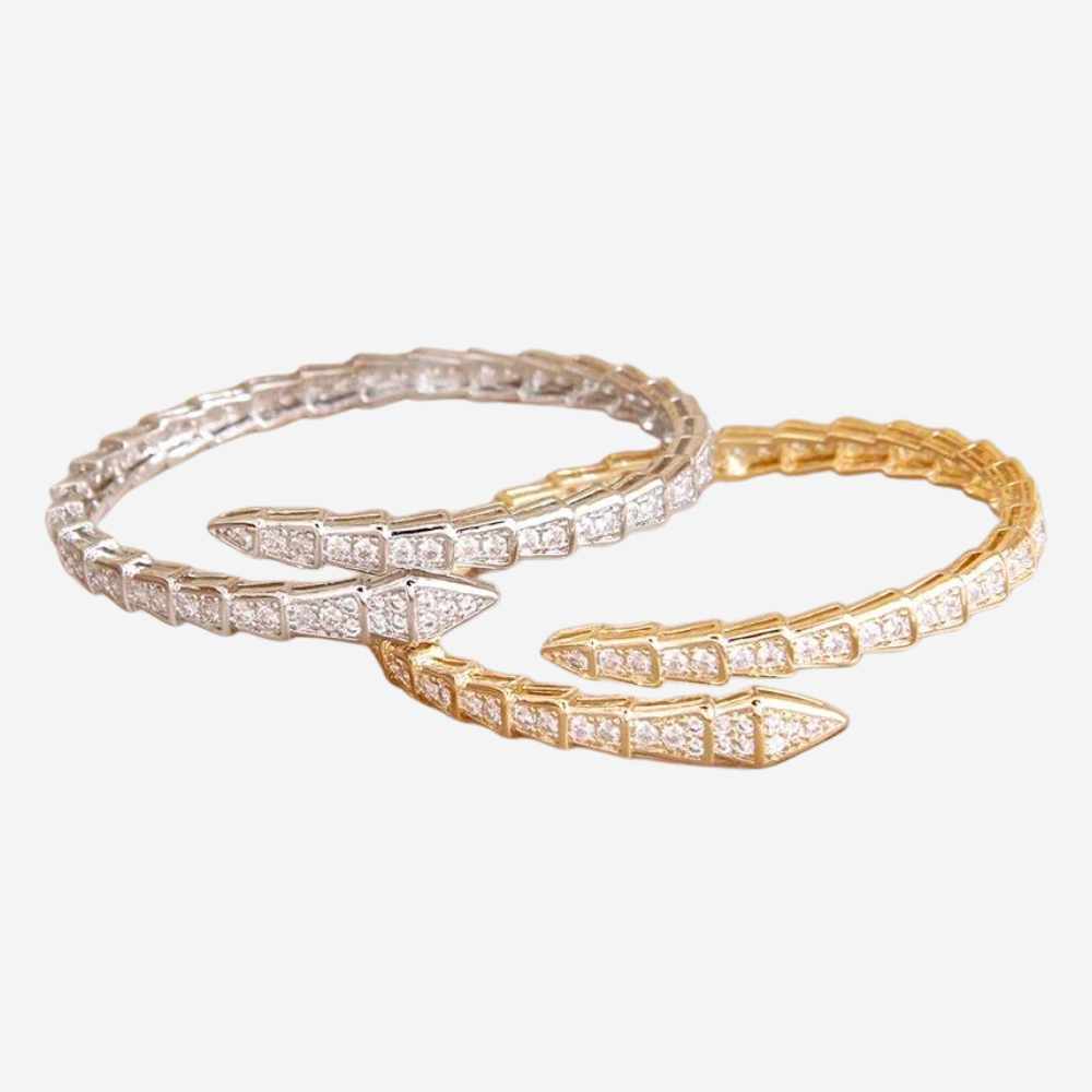 Zilveren Slang Deluxe | Armband
