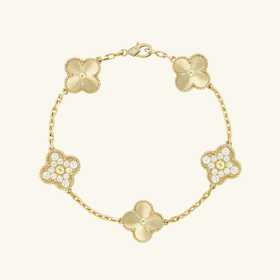 De KLAVER Armband | Diamant