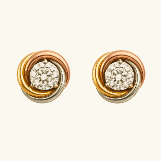 TRINITY Diamanten Oorbellen