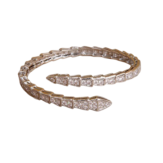 Zilveren Slang Deluxe | Armband