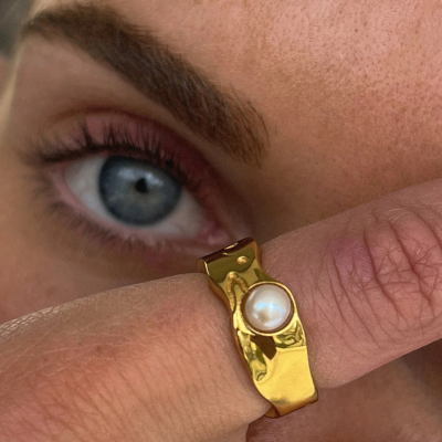 SISTA Gouden Parelring
