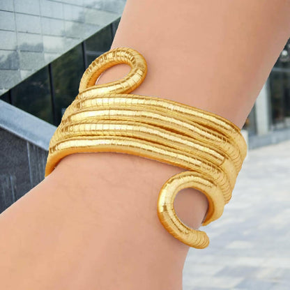 FLEXIBELE GOUDE SLANGENKETTING