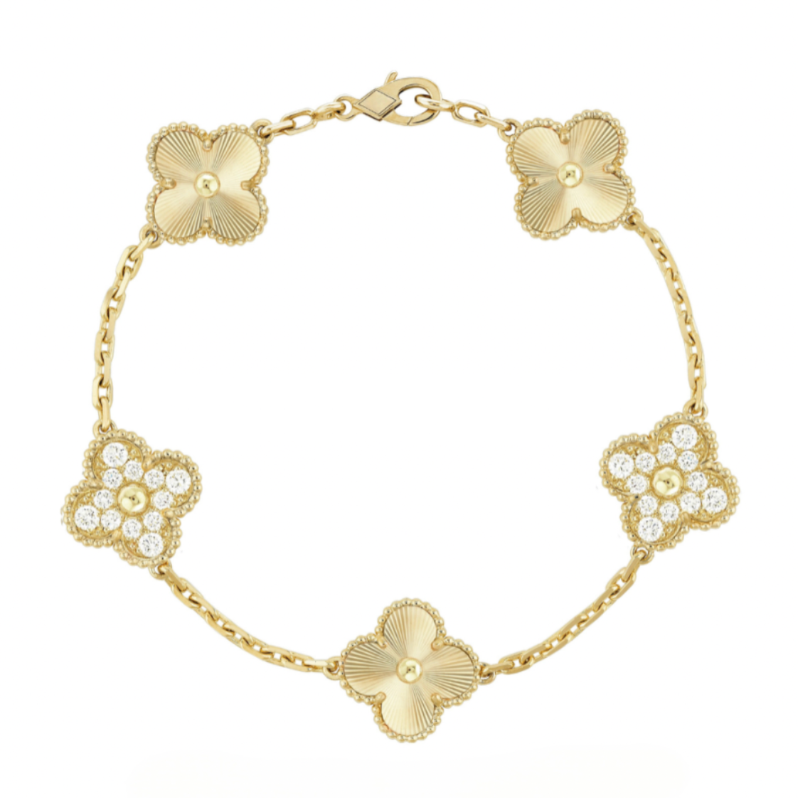 De KLAVER Armband | Diamant