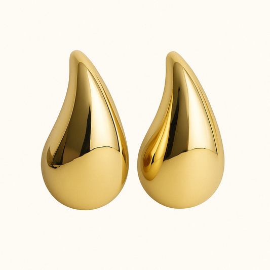 ELLA Waterdruppel Oorbellen | Goud