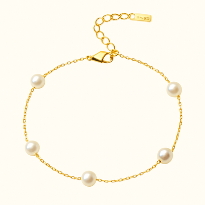 CALI Parel Anklet | Goud