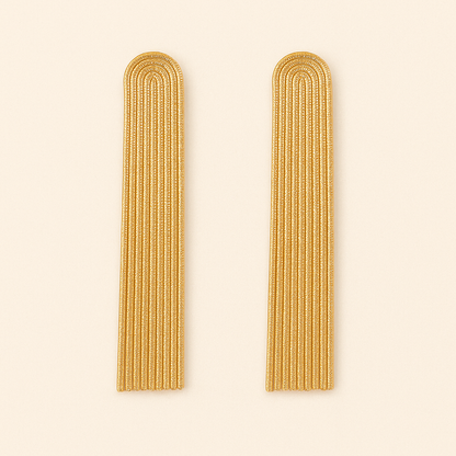 LYRA Gouden Fringe Oorbellen