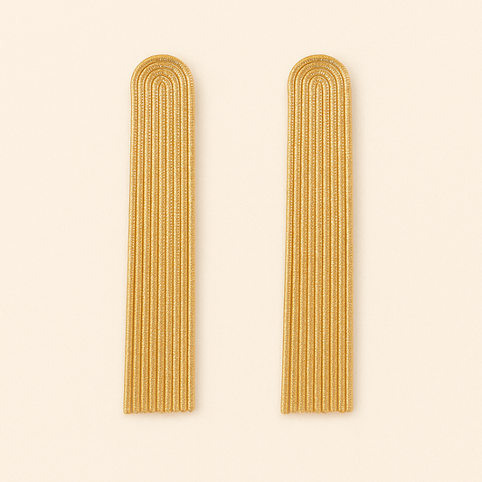 LYRA Gouden Fringe Oorbellen
