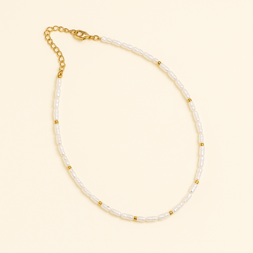 BALI Gouden Parelketting