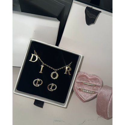 CD Design Ketting | 18K Verguld