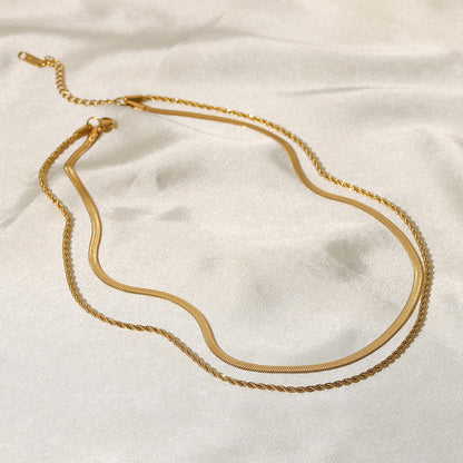HAILEY Gelaagde Gouden Ketting