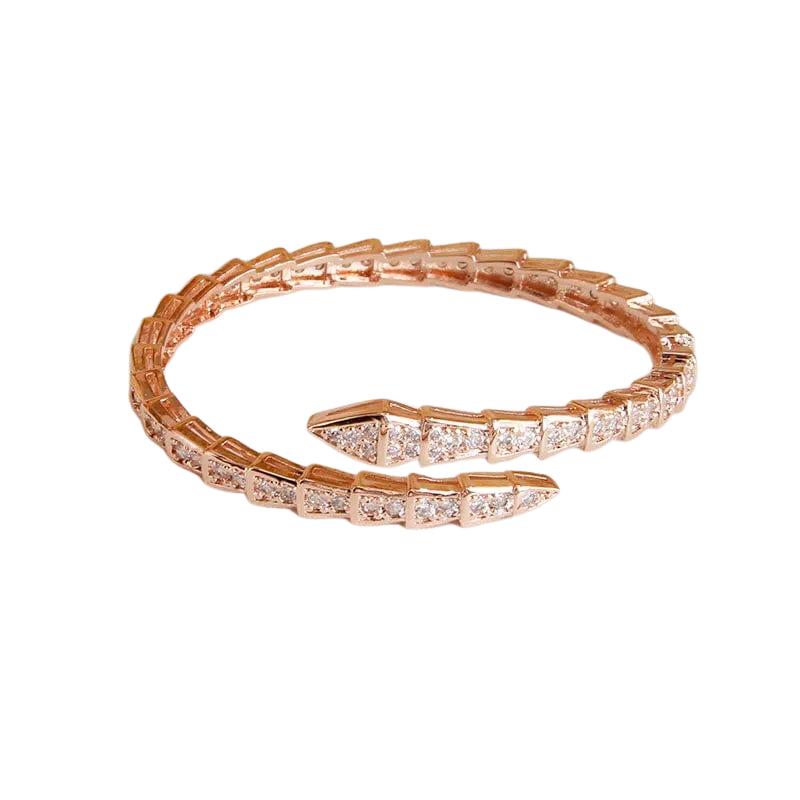 Roségouden Slang Deluxe | Armband