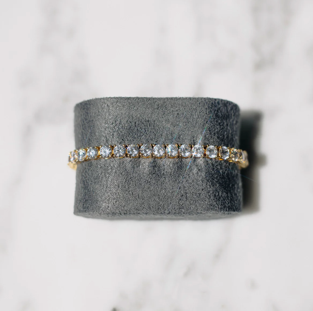 TENNISARM BAND VAN GOUD