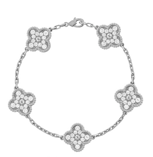 DELUXE VIERVLAK | ZILVER ZIRKONIA