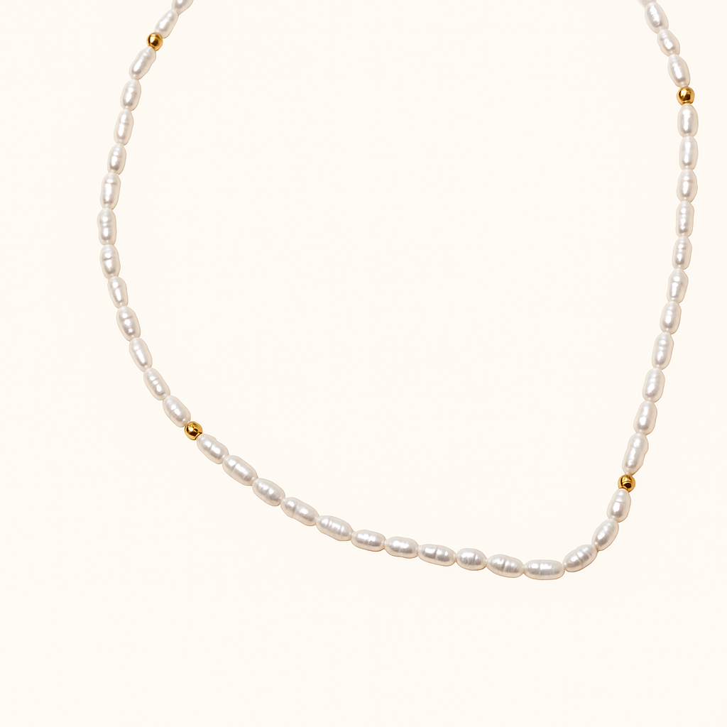 BALI Gouden Parelketting