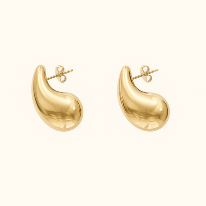 ELLA Waterdruppel Oorbellen | Goud