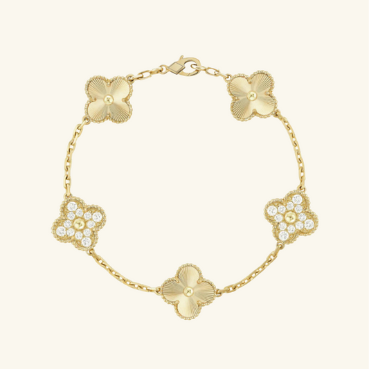 De KLAVER Armband | Diamant